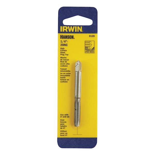 Irwin Irwin Hanson High Carbon Steel SAE Fraction Tap 1/4 in. 1 pc 8120 - main